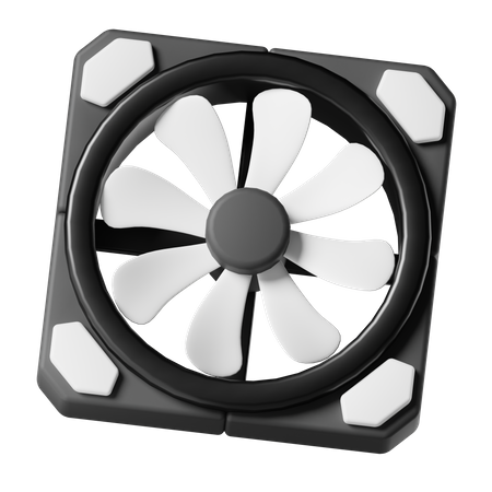 Cooling Fan  3D Icon