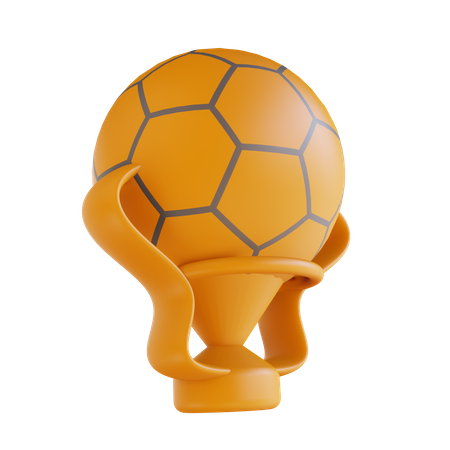 Copa de futebol  3D Illustration