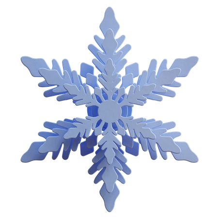 Copo de nieve  3D Icon