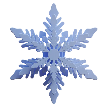 Copo de nieve  3D Icon