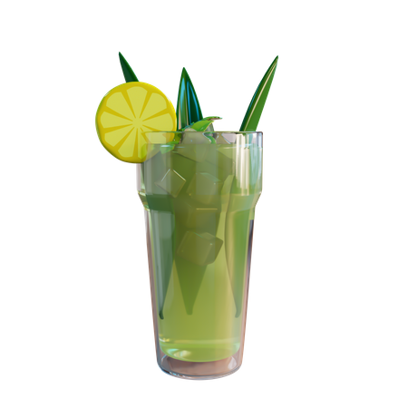 Copo de suco  3D Icon