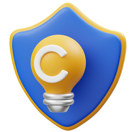 Copyright  3D Icon