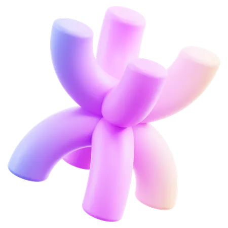 Corail abstrait  3D Icon