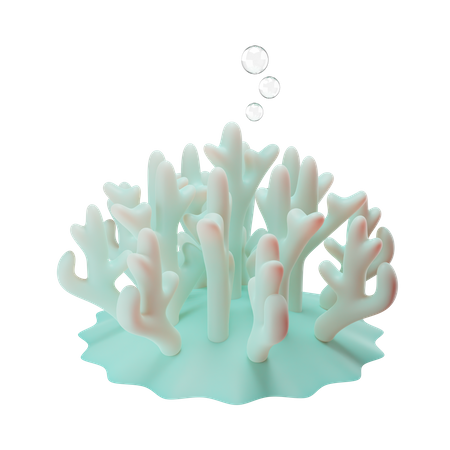 Coral Reef  3D Illustration