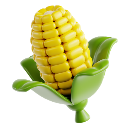 Corn  3D Icon