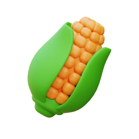 Corn  3D Icon