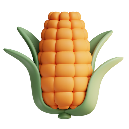 Corn  3D Icon