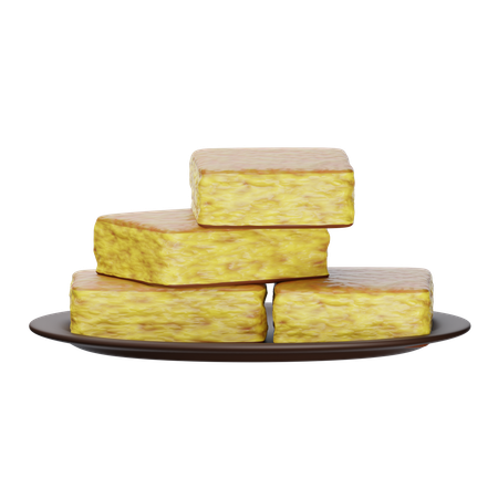 Cornbread  3D Icon