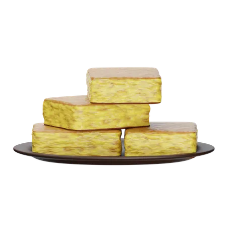 Cornbread  3D Icon