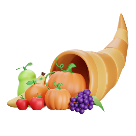 Cornucopia  3D Icon