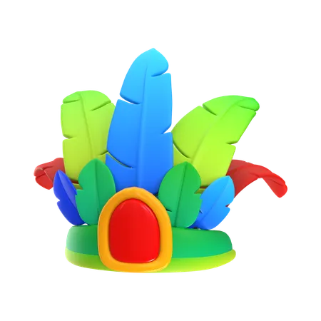 Corona de carnaval  3D Icon