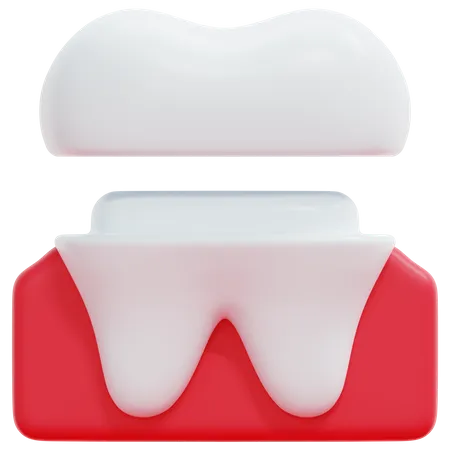 Corona dental  3D Icon