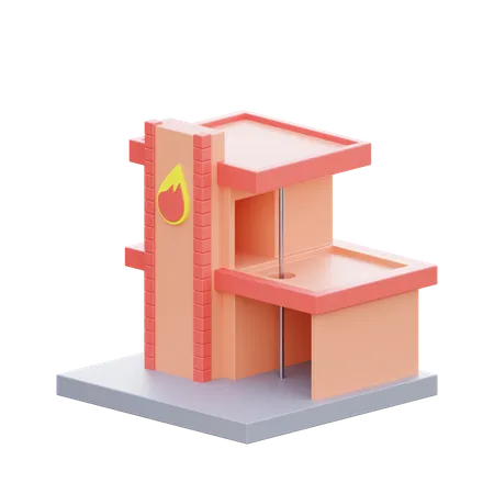 Corpo de Bombeiros  3D Icon