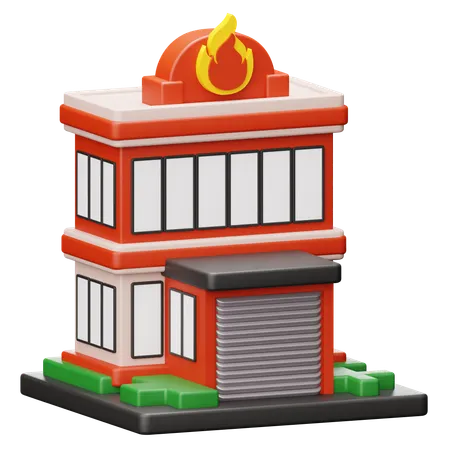 Corpo de Bombeiros  3D Icon