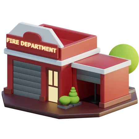 Corpo de Bombeiros  3D Icon