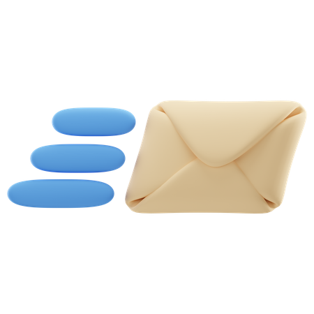 Correo rapido  3D Icon