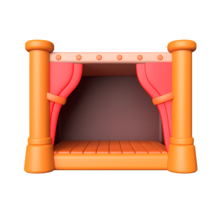 Mostrar Cortina  3D Icon