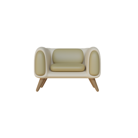 Couch  3D Icon