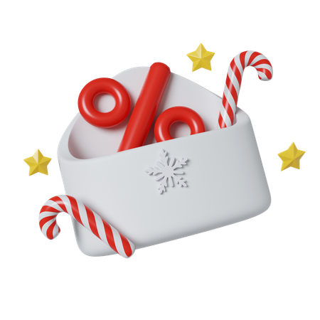 Courrier de Noël  3D Icon