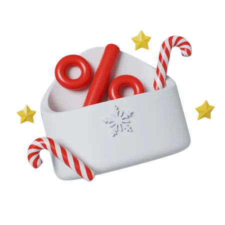 Courrier de Noël  3D Icon