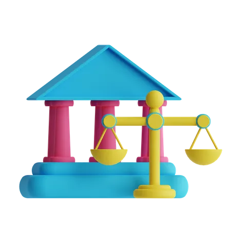 Courthouse  3D Icon