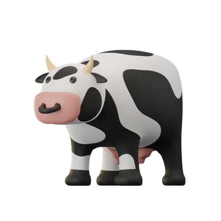 Cow  3D Icon