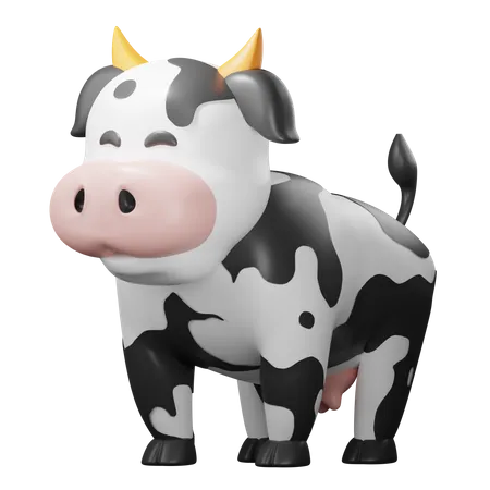 Cow  3D Icon