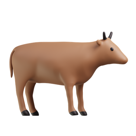 Cow  3D Icon