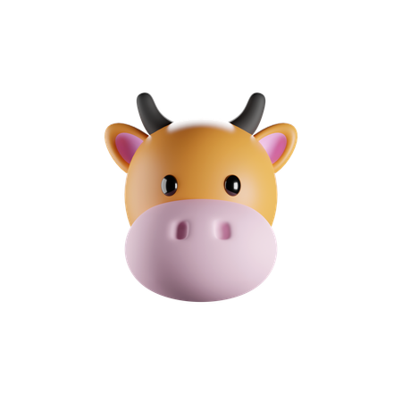 Cow  3D Icon