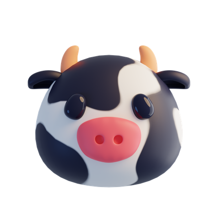 Cow  3D Icon