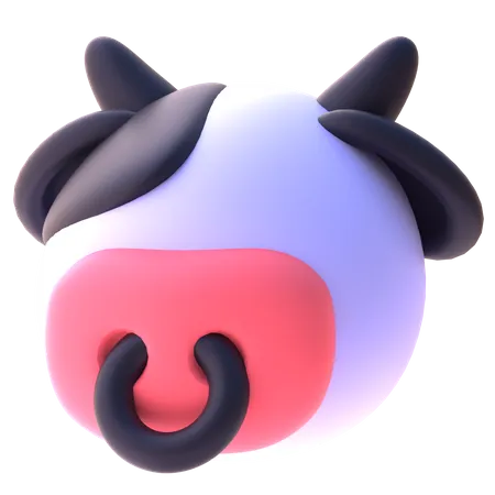 Cow  3D Icon