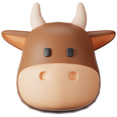 Cow  3D Icon