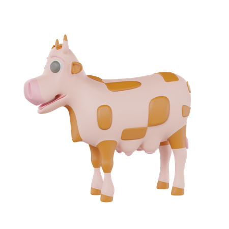 Cow  3D Icon