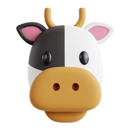 Cow  3D Icon