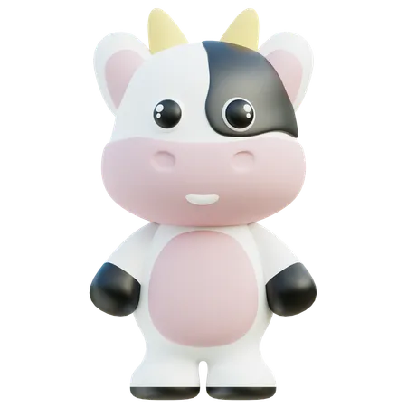 Cow  3D Icon