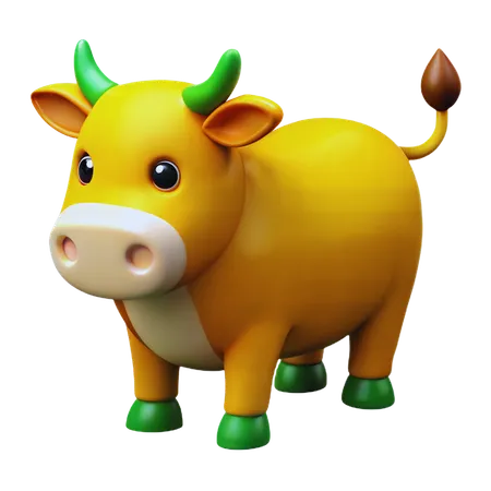 Cow  3D Icon