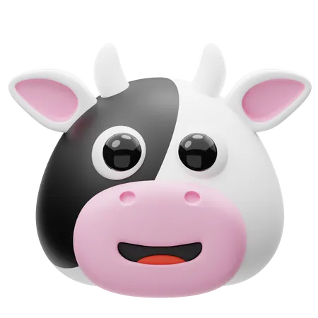 Cow  3D Icon