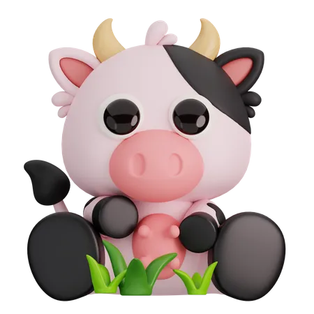 Cow  3D Icon