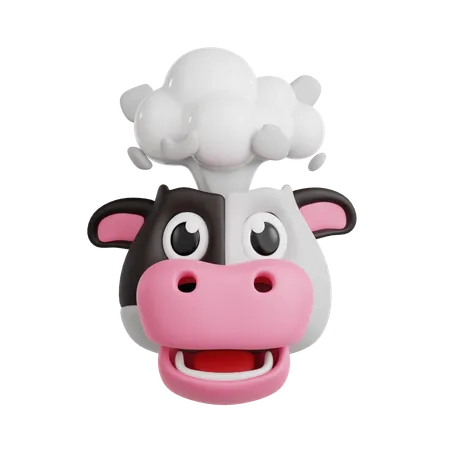 Cow  3D Icon