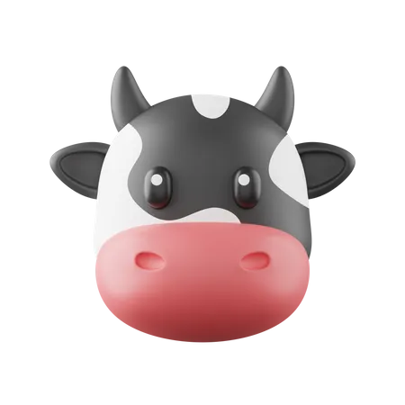 Cow  3D Icon