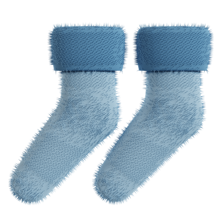 Cozy Winter Socks  3D Icon