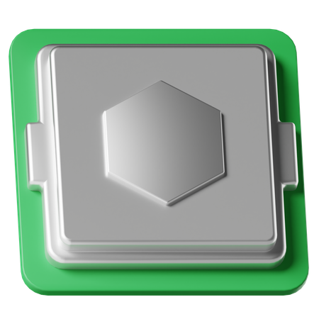 CPU  3D Icon