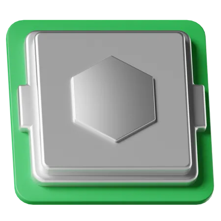 CPU  3D Icon