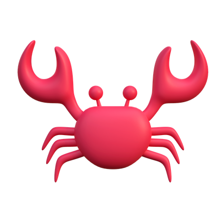 Crab  3D Icon