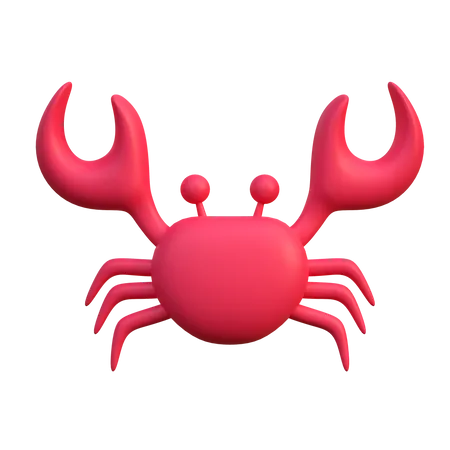 Crab  3D Icon