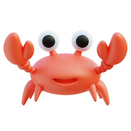 Crab  3D Icon