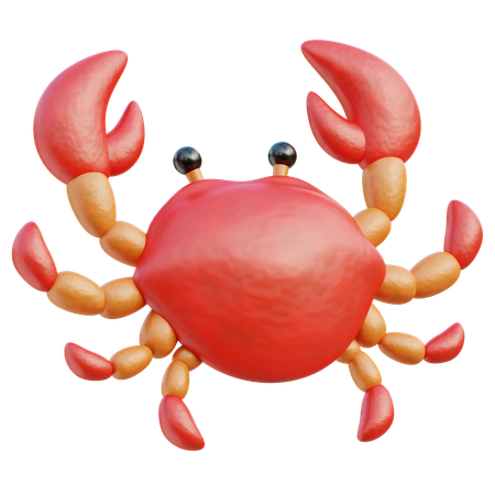 Crab  3D Icon