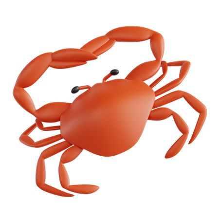 Crab  3D Icon