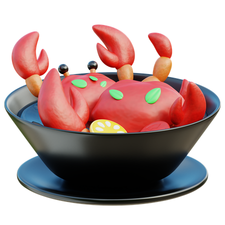 Crab seafood  3D Icon