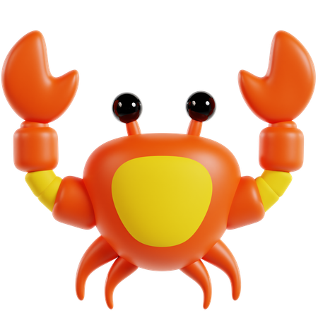 Crabe  3D Icon